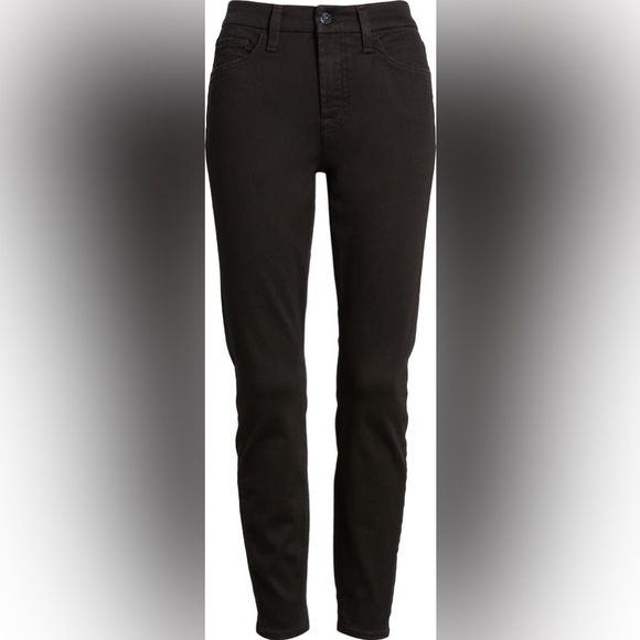 Jen7 7 for all Mankind petite ankle skinny black jeans size 12 women - Picture 5 of 16